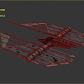 Battleship Starship Space Warship Sci-Fi Battleship 3d model