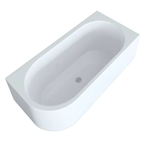 Modern Bathtub RIHO Bath Desire Corner 3d model