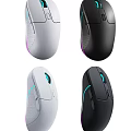 Ergonomic Computer Mouse With Four Color Options RGB Lighting For Gaming And Office Use