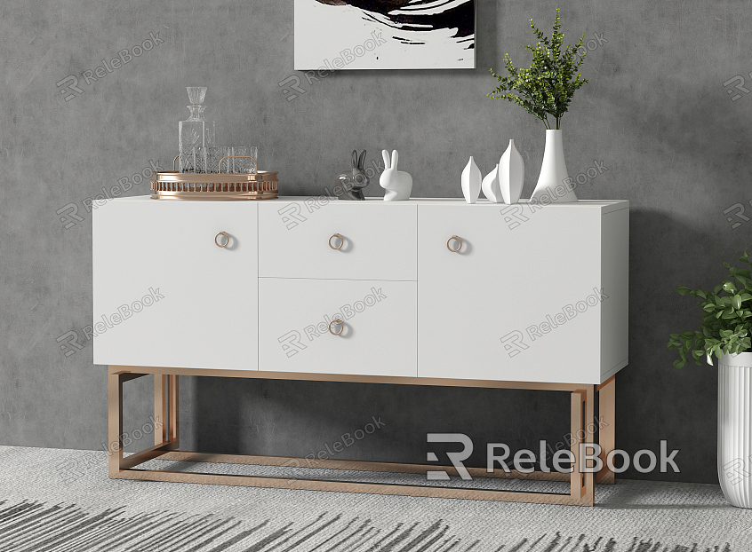 Light Luxury Sideboard model