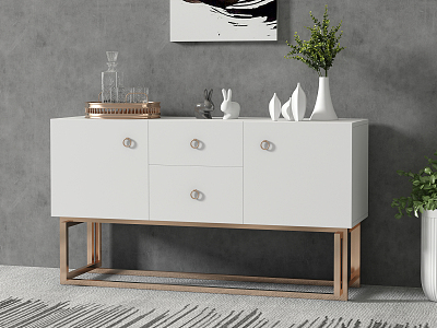 Light Luxury Sideboard model