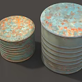 Can Small Can Bucket Rusty Bucket Rusty Tin Can Broken Bucket Broken Oil Bucket Iron Bucket Aluminum Can Low Mold Can Simple Mold Low Face Count Can Game Can 3d model