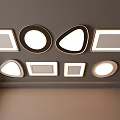 Modern Ceiling Lights With Various Shapes And Sleek Design For Interior 3d model