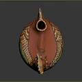 Modern Chicken Shaped Hose Pot Iron Pot Iron Hose Pot 3d model