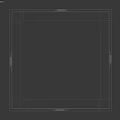 Tech Exhibition Hall Display Cabinet With White Body Copper Decorations And Black Base