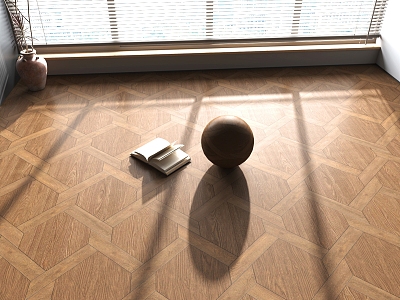 Wood floor model