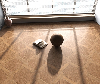 Wood floor 3d model