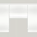 Curtain Roman Curtain Solid Color 3d model