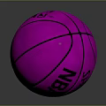 Colorful Basketballs Arranged In Row With Gray Background And Reflections