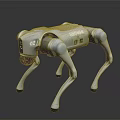 Four Legged Mechanical Robot Dog With Modern Design And Sensor Features