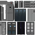 Industrial Electrical Cabinets And Server Racks With Control Panels And Enclosures