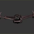 Advanced Quadcopter Drone Equipment With Rotors Camera And Landing Gear Structure