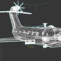 Warship Equipped With Carrier Based Propeller Aircraft In Blue White Livery Number 17