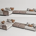 Arflex Multiplayer Sofa Modern Multiplayer Sofa 3d model