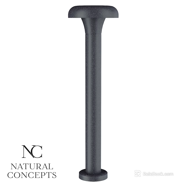 Modern Black Outdoor Light With Waterproof Design For Garden Pathway Lighting 3d model 