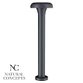 Modern Black Outdoor Light With Waterproof Design For Garden Pathway Lighting