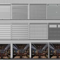 Diverse Roller Shutter Styles For Commercial Storefronts With White Gray Black And Grille Designs