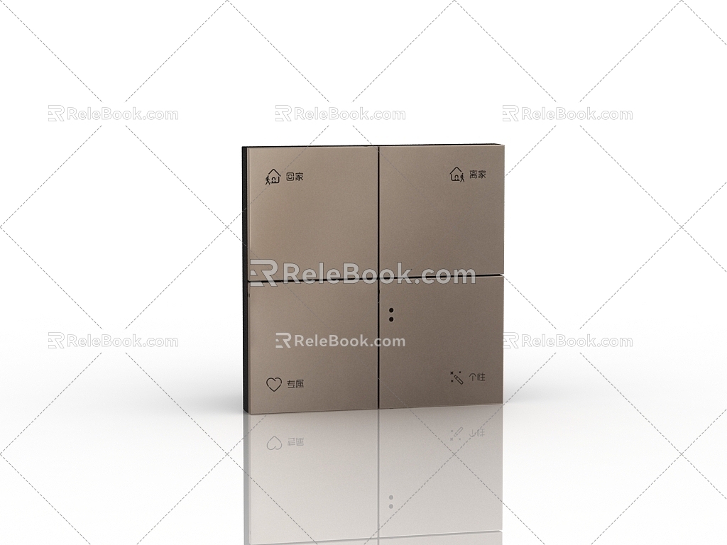 Four-key scene panel exclusive edition 3d model