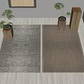 Modern Carpet Fabric Carpet Square Carpet Abstract Carpet 3d model