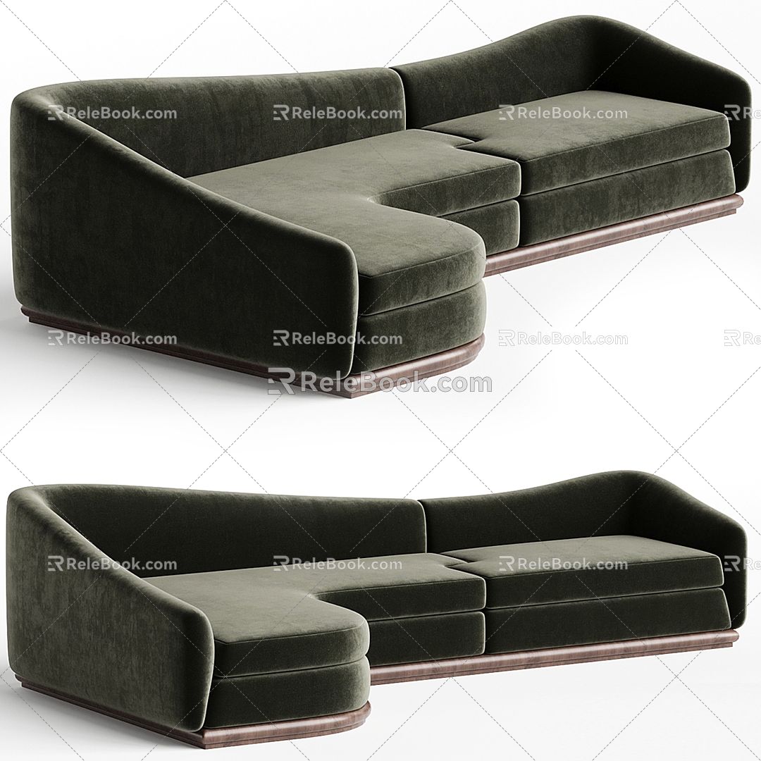 Charles Zana Guillaume Sofa 3d model