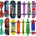 Sports Equipment Skateboards With Various Colorful Designs And Diverse Character Patterns For All Riders