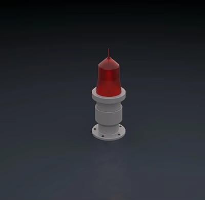 Modern signal lights Roof signal lights Indicator lights 3d model