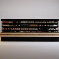 Modern Retail Display Shelf With Multilayer Organized Snacks And Beverages In Store