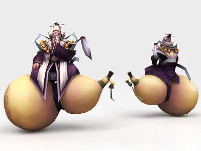 Modern Game Role Medical Fairy Game Role 3d model