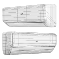 ALEX Wall Mounted Air Conditioners With Modern Design Different Colors And Temperature Display 23 Degrees