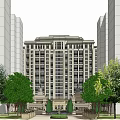 New classical residence 3d model