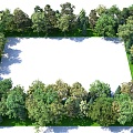 Tree Forest Big Tree Forest Ring Forest Big Tree Combination 3d model