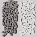 Modern Stone Combination 3d model