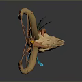 Scepter Ancient Scepter Cane Ancient Scepter Magic Scepter Metal Scepter Classical Scepter Magic Scepter 3d model