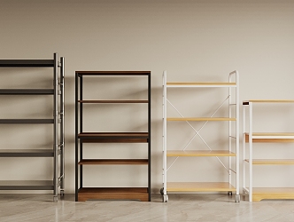 Modern Storage Rack Shelf Express Rack Kitchen Storage Rack 3d model