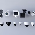 Various Types of Surveillance Cameras for Security Monitoring Indoor and Outdoor Use