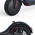 Electric Scooter Wheels Design And Components 3d model
