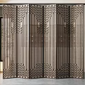 New Chinese Style Screen Partition 3d model