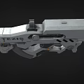 Science Fiction Gun Cyberpunk Gun Laser Gun High-tech Gun Future Gun Game Gun Low Face Number Low Model Simple Model Times Film and Television Level Realism 3d model