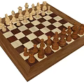 Chess Board Chess European Chess Persian Chess 3d model