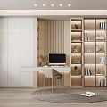 Modern study 3d model