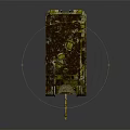 Military Tank With Camouflage Paint Tracks Turret And Detailed Exterior Design