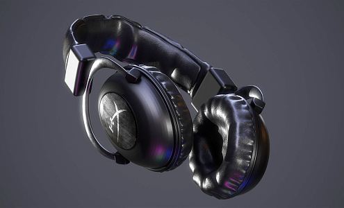 Modern headphones 3d model