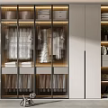 Modern wardrobe 3d model