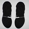 Black Gray Running Sneakers With White Logo Air Cushion Mesh Upper And Lace Up Design