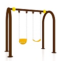 Children's Swing Outdoor Swing Venue Swing Swing Swing Rack 3d model