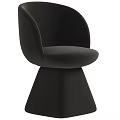 Elegant Cream Velvet Upholstered Curved Back Single Chair For Modern Cozy Home Interior Decoration