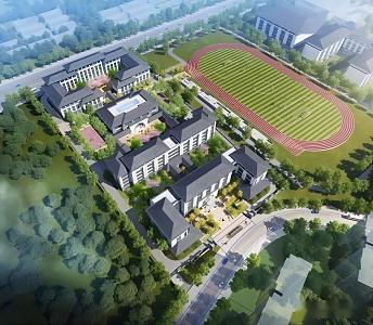 New Chinese School 3d model