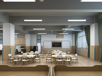 Kindergarten classroom 3d model