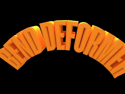 Modern Creative Advertising Fonts 3d model Modern Creative Advertising Fonts 3d model