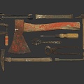 Old Tools Modern Tools 3d model